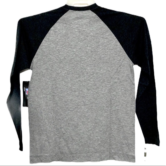 NWT OTS NFL Atlanta Falcons Gray Raglan Tee Sz M - Picture 5 of 7